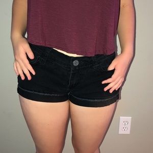 Black shorts